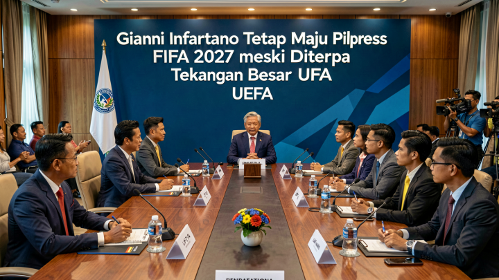 Gianni Infantino Tetap Maju Pilpres FIFA 2027 meski Diterpa Tekanan Besar UEFA