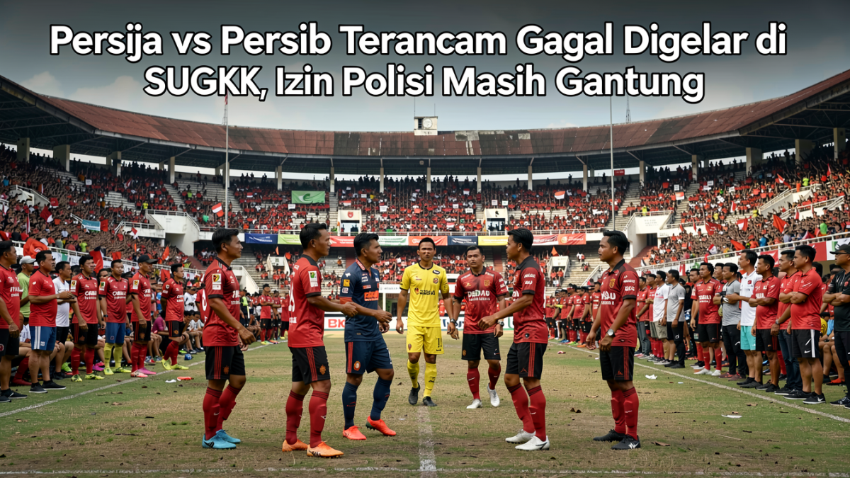 Persija vs Persib Terancam Gagal Digelar di SUGBK, Izin Polisi Masih Gantung