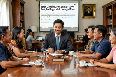 Raja Charles: Pangeran Harry-Meghan Mirip Warga Biasa