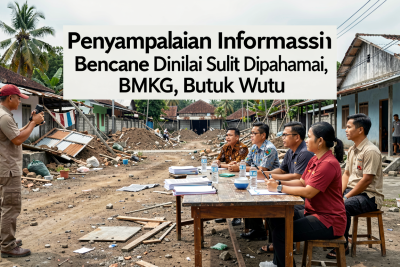 Penyampaian Informasi Bencana Dinilai Sulit Dipahami, BMKG: Butuh Waktu
