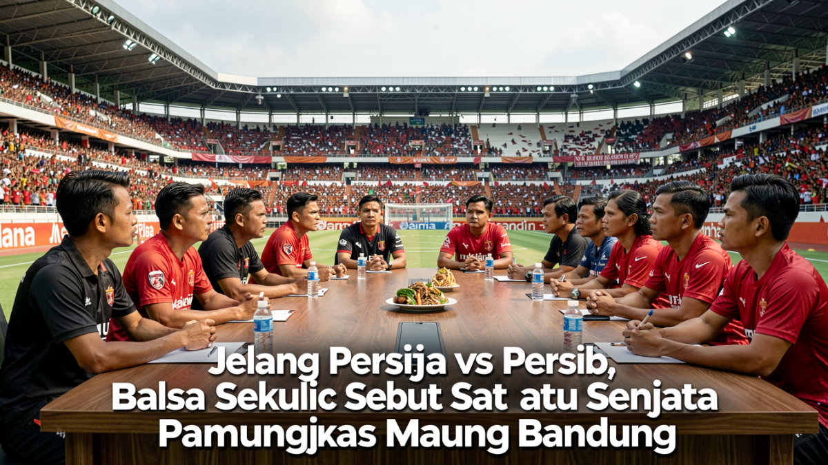 Jelang Persija vs Persib, Balsa Sekulic Sebut Satu Senjata Pamungkas Maung Bandung