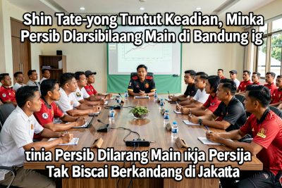 Shin Tae-yong Tuntut Keadilan, Minta Persib Dilarang Main di Bandung jika Persija Tak Bisa Berkandang di Jakarta