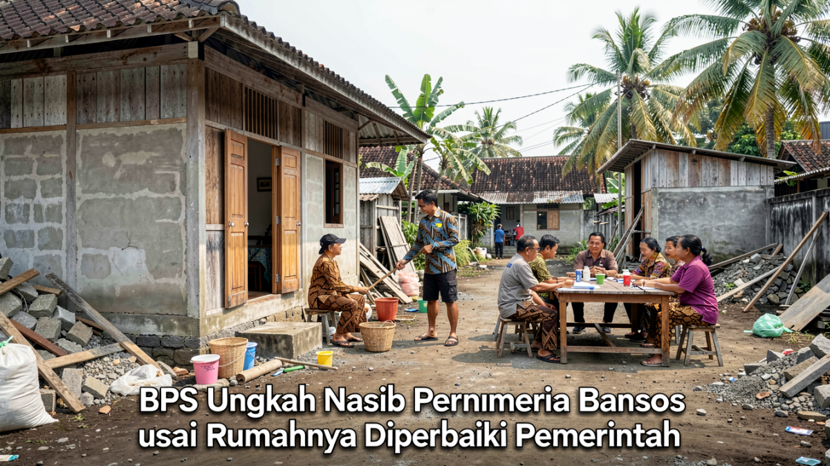BPS Ungkap Nasib Penerima Bansos usai Rumahnya Diperbaiki Pemerintah