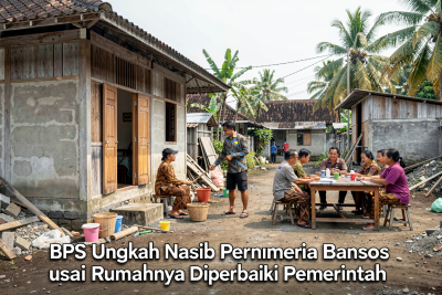 BPS Ungkap Nasib Penerima Bansos usai Rumahnya Diperbaiki Pemerintah